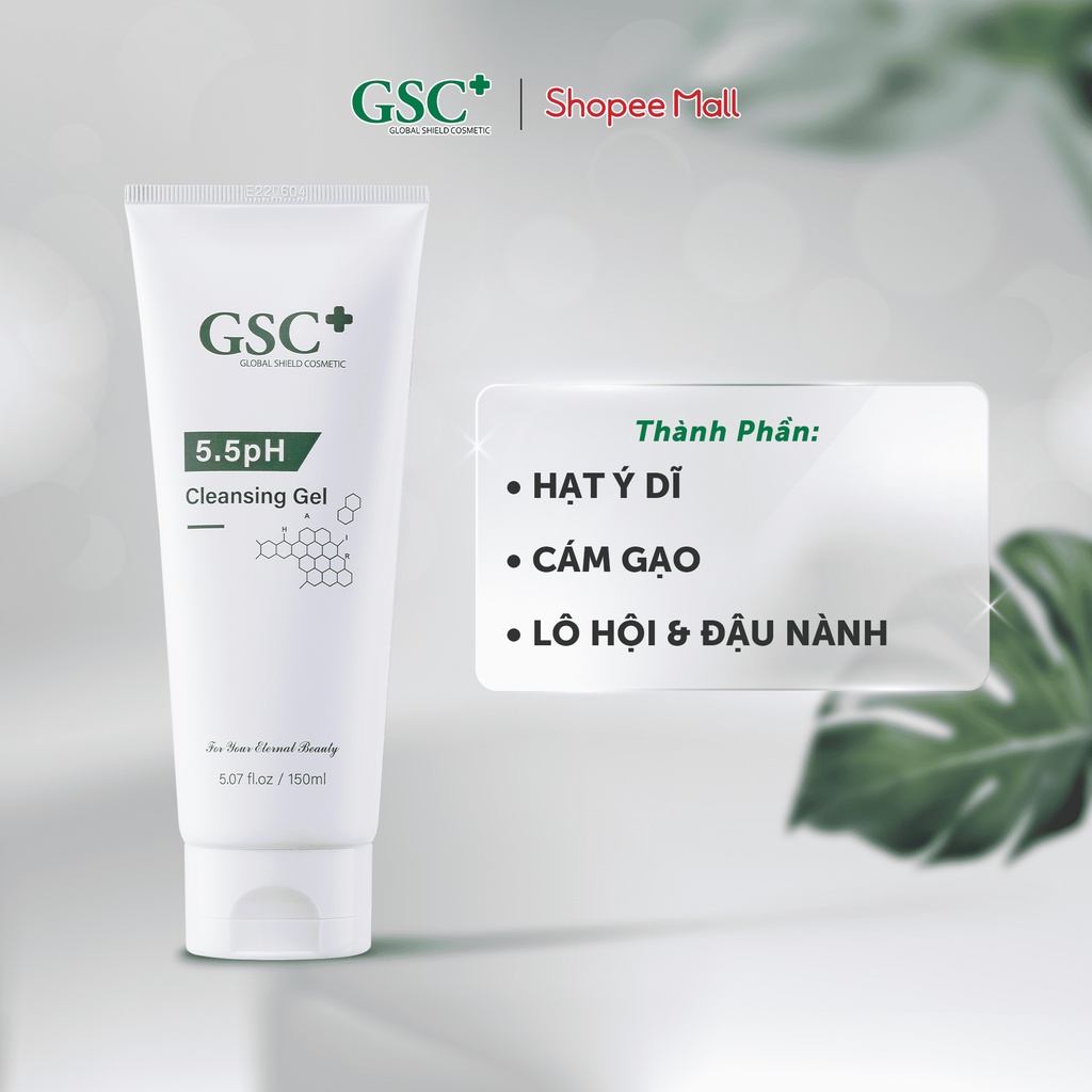 Sữa rửa mặt gel GSC