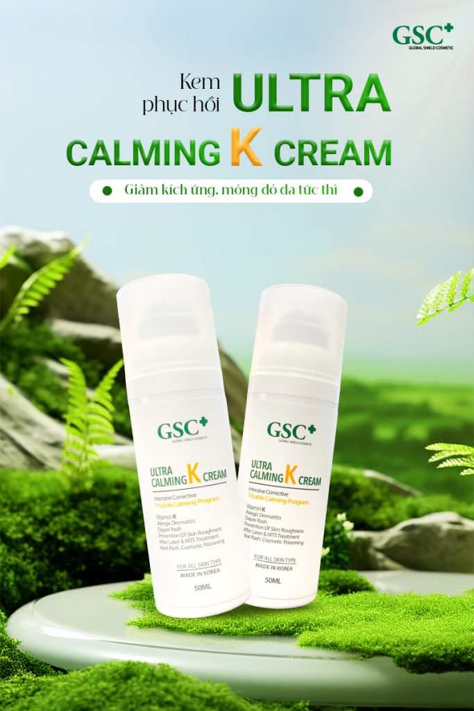 Kem phục hồi làm dịu da GSC ULTRA CALMING K CREAM Kem phục hồi làm dịu da GSC ULTRA CALMING K CREAM