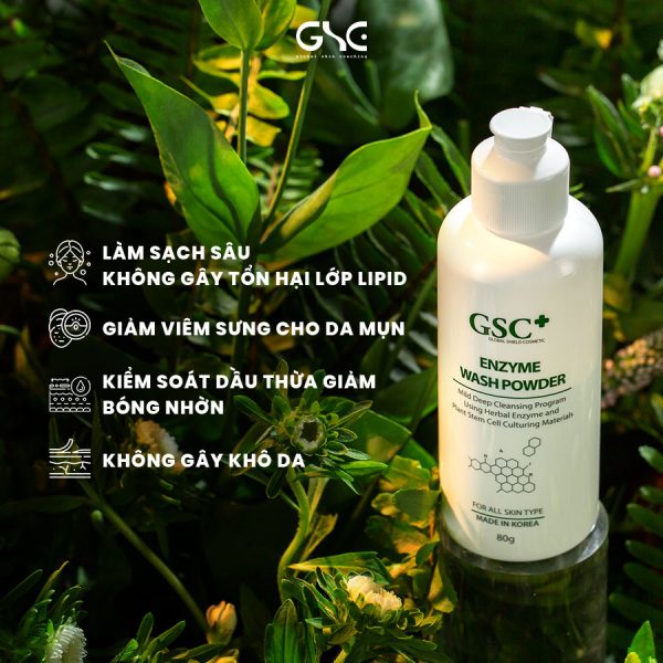 sữa rửa mặt bột GSC 