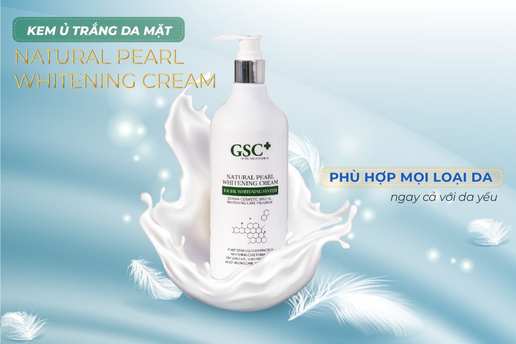 Kem ủ trắng da mặt GSC Kem ủ trắng da mặt GSC