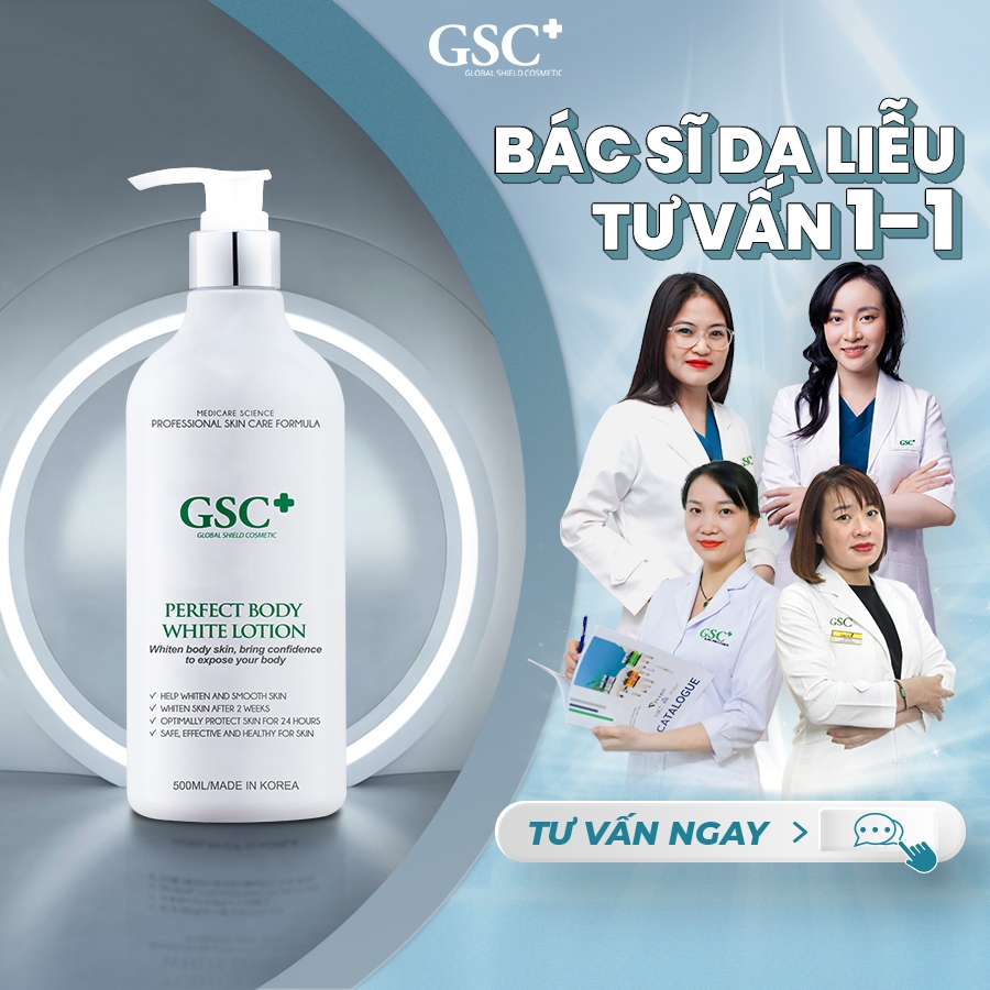 Kem dưỡng trắng da body GSC Kem dưỡng trắng da body GSC